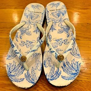 Tory Burch Island Flip Flops Size 9